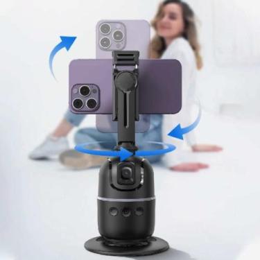 Imagem de Gimbal Suporte Celular Rastreador Estabilizador Facial 360 - Peining