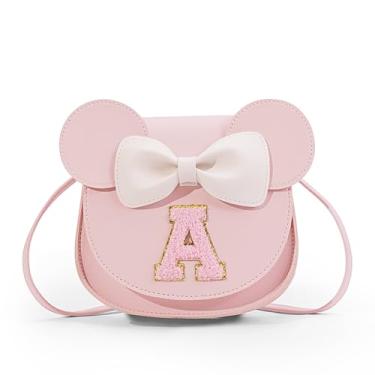 Imagem de cotmcor Bolsa infantil para meninas presente de aniversário rosa A, rosa, A