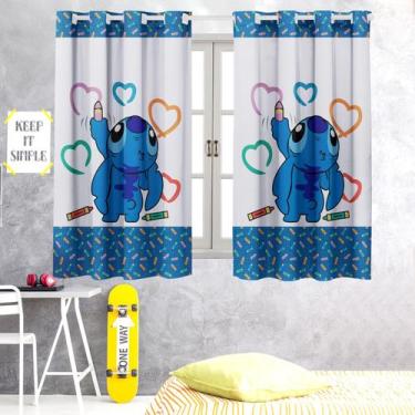 Imagem de Cortina Infantil Blackout Estampada 2,00x1,40 Decoração, Quarto, Menin