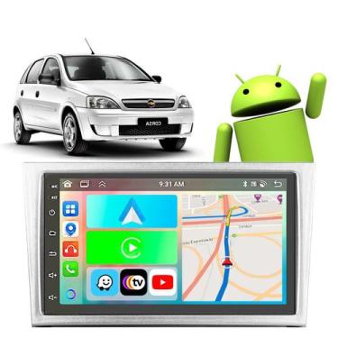 Imagem de Kit Multimidia Android 7 polegadas Corsa 2002 a 2012 CarPlay BT Waze W