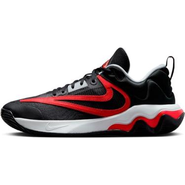 Imagem de Nike Giannis Immortality 3 Tênis de basquete masculino, Black University Red Pure Platinum, 40 BR