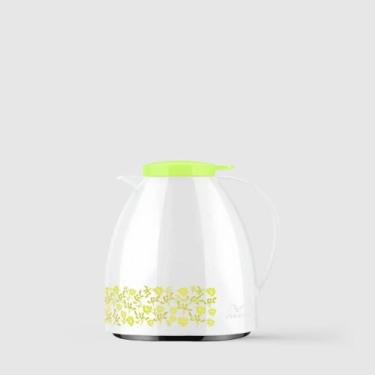 Imagem de Bule Viena Baby 400ml com Gatilho Flores Verde Lime Invicta, Único, Un