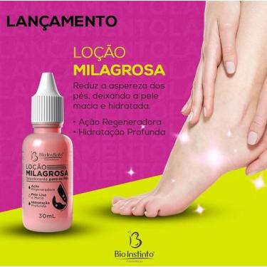 Imagem de Loção Milagrosa 30ml Hidratação Profunda para seus pés - Bio Instinto 