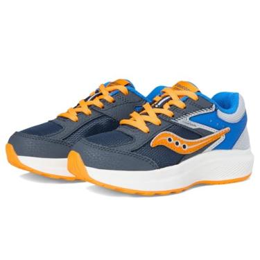 Imagem de Saucony Tênis unissex infantil Cohesion Kdz, Azul marinho/descascado/azul, 1 Big Kid