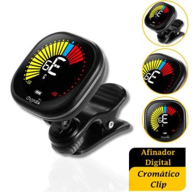 Imagem de Afinador Digital Cromático Clip para Violão, Ukulele e Cavaquinho Qual