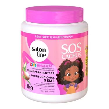 Imagem de Salon Line SOS Cachos Kids 5 em 1 Creme Para Pentear 1kg