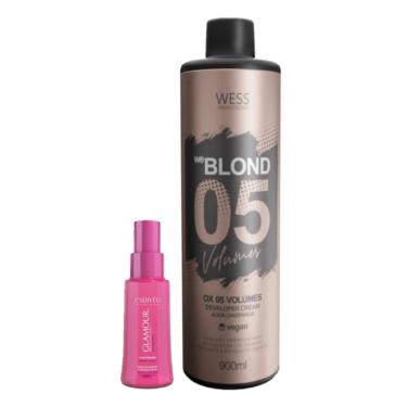 Imagem de Cadiveu Óleo Glamour 65ml + Wess ox 5 Volumes 900ml