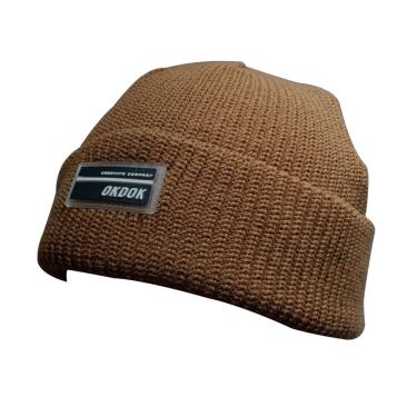 Imagem de Gorro De Lã Com Dobra Okdok Caramelo Masculino Feminino