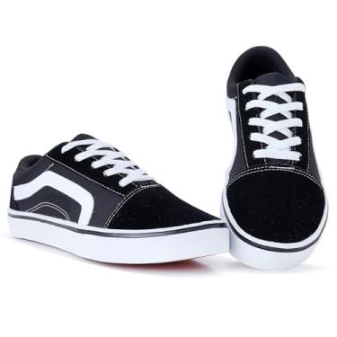 Imagem de Tênis de cano baixo Old masculino Skool Wayke (PRETO BRANCO, BR, Adulto, Numérico, 36)