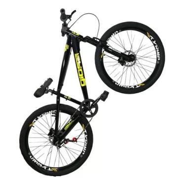 Imagem de Bicicleta Gios Frx/4trix single freio hidraulico Aro 26 Preto Amarelo 