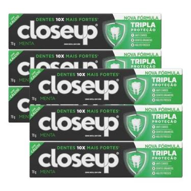Imagem de Kit 6 und Creme Dental Close Up Triple Menta 70g