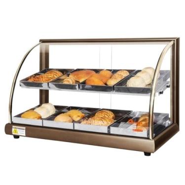 Imagem de AD8 - Estufa Alfa para salgados de 8 bandejas Dupla Café - 220V - Omeg