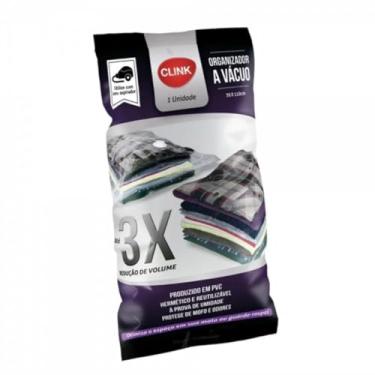 Imagem de Saco Organizador à Vácuo Hermético 70x110 Transparente