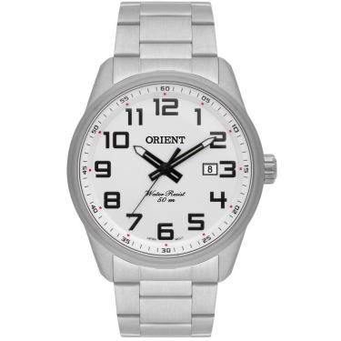 Imagem de Relógio ORIENT masculino analógico branco MBSS1271 S2SX