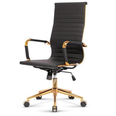 Imagem de Cadeira Escritório Giratória Alta Presidente ANM03P Anima Esteirinha P