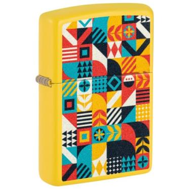 Imagem de Zippo Isqueiro de bolso de girassol com design de colcha de celeiro