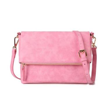 Imagem de Bolsa tiracolo Gladdon Small para mulheres em material vegano rosa-cho