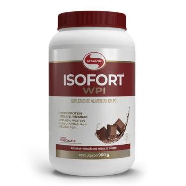 Imagem de Isofort WPI Whey Isolado 900g Vitafor, Chocolate