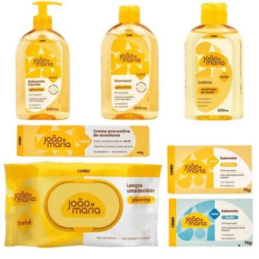 Imagem de Kit Enxoval Bebe e João Maria Sabonete Shampoo Colonia Cimed