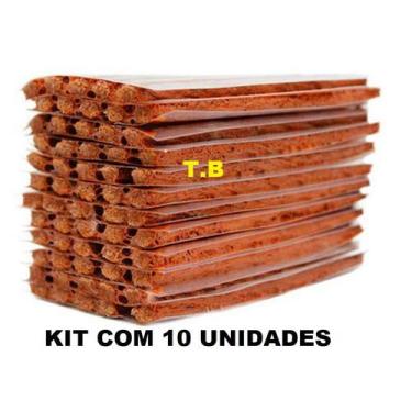 Imagem de Kit 10 Refil Reparo Pneu Sem Câmara Carro Moto - Top Seal