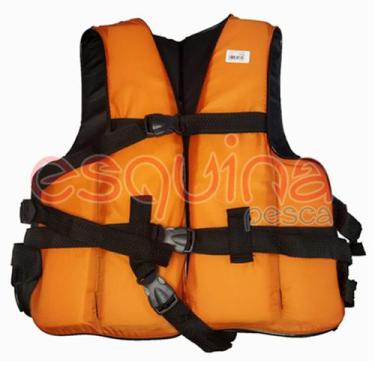 Imagem de Colete auxiliar de flutuação  50kg - BellaPesca, Laranja
