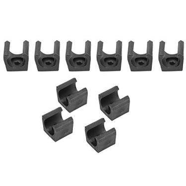 Imagem de Suporte de Bilhar Plástico de 10pcs de 10pcs, Suporte de Piscina, Mouse de Sugestão de Parafuso, Suporte de Parede ou Piso, Suporte da Haste de Pesca 1 Sugestão Portátil (Grampo)