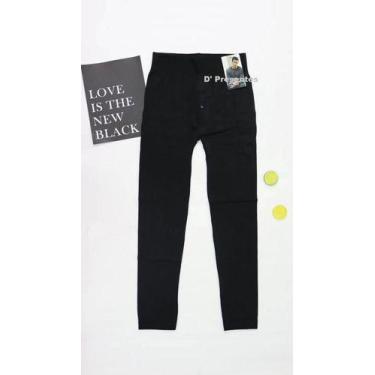 Imagem de Meia Calça Térmica Segunda Pele Flanelada Masculina Quente - D Present