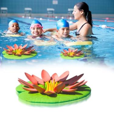 Imagem de Suporte flutuante para bebidas de nível spa - Pétalas de lótus autonivelantes, não inflável e à prova de vazamentos, ótimo para banheiras ou bares de piscina (escolha a quantidade)