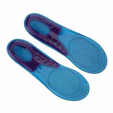 Imagem de Palmilha de Silicone de Veludo Adequado para a Pele para Absorção Choque, Almofada Calçados Esportivos Proteção Os Pés, Acessórios Sapatos Azuis, Ideais Mulheres, Opções Tamanho (S 33-37)