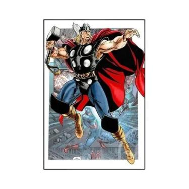 Imagem de Homem-Aranha Homem De Ferro Hulk Marvel Pintura Em Tela Arte De Parede