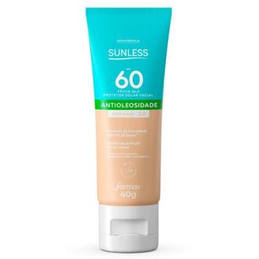 Imagem de Protetor Solar Facial Sunless FPS 60 Cor 3.0 40g
