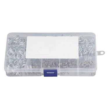 Imagem de 15pcs 5mm Clipe de Tubo de Mola de Fio Duplo, Segurança Em Uso, Grampo de Mangueira Banhado a Zinco, Caixa de Armazenamento, Alta Resistência, Tamanho Compacto, Vários Tamanhos de Clipes de Tubo,