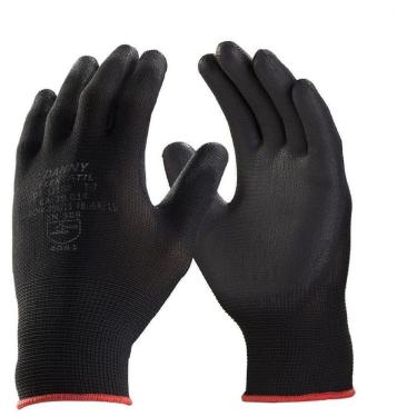Imagem de Luva Flextactil Tricotada Nylon Preta B G Danny