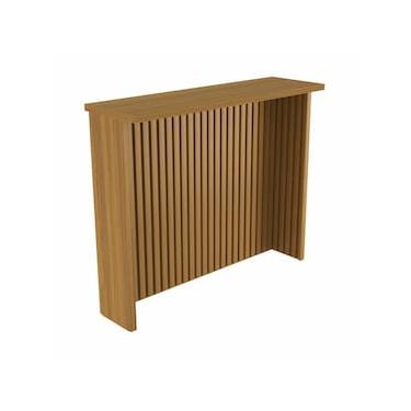 Imagem de Painel de Ilha Nesher em MDF 15mm - 120cm de largura – Freijó