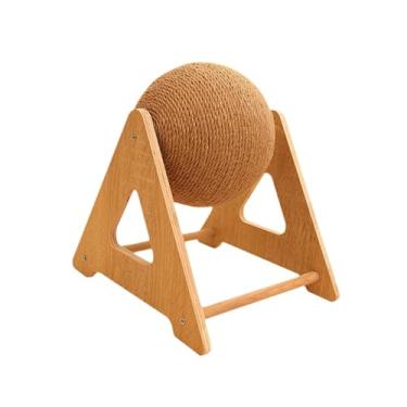 Imagem de Baoblaze Brinquedo arranhador para gatos, bola arranhadora, versátil e confortável, suprimentos para animais de estimação, protege móveis, brinquedo de, Grande