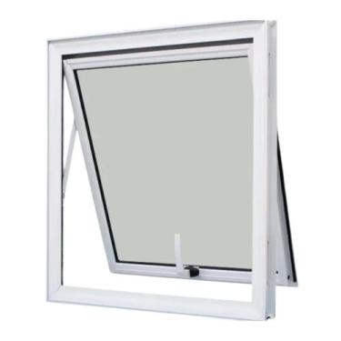 Imagem de Max ar 60x60 linha 25 branco sem grade - Esquadrias Novo Lar