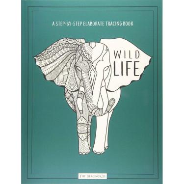 Imagem de Tracing Book Wild Life with Animal Zentangle Designs para adultos
