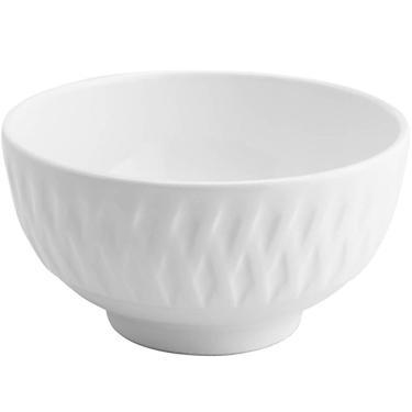 Imagem de Kit 50 Bowls Porcelana Ballon Branco Lyor 270ml Cumbucas Açaí Sobremesas