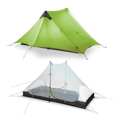 Imagem de Barraca LANSHAN 2 Pessoas, Ultraleve, Impermeável, 3 Estações - Verde para Camping e Trilha