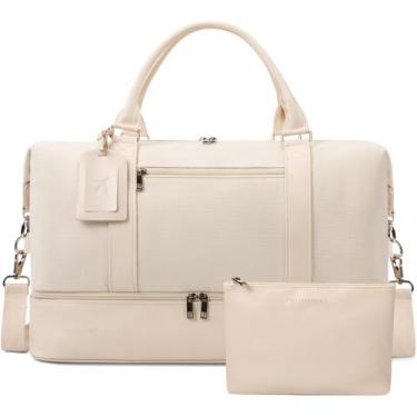 Imagem de Bolsas de fim de semana Oeihuivt para mulheres, mochila de viagem gran