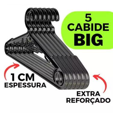 Imagem de Cabide BIG SMART com Estrutura Super Resistente Reforçado Perfeito par