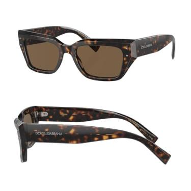 Imagem de DOLCE & GABBANA DG4462 Óculos de sol com logotipo de letras acetato com kit de óculos de luxo