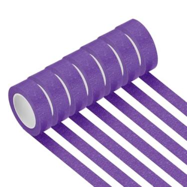 Imagem de PATIKIL Fita adesiva roxa 9/40.6 cm x 14 jardas, 7 rolos código de cores etiquetagem fita para pintores de artes artesanato pintura de parede organização de laboratório de ciências