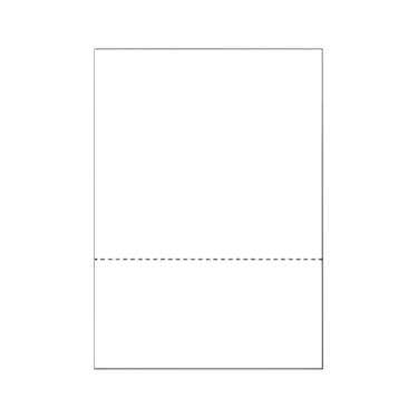 Imagem de Limited Papers (TM) Papel perfurado 8,5 x 11, variedade de tamanhos e cores de perfuração, para formulários, ingressos, cartões postais, cartões de visita. (branco, 5 a 9 cm da parte inferior)