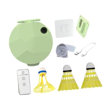 Imagem de Colaxi Conjunto de treinamento de badminton com rebote, equipamento de prática, bolas de peteca penduradas, ferramenta de autotreinamento para iniciantes em