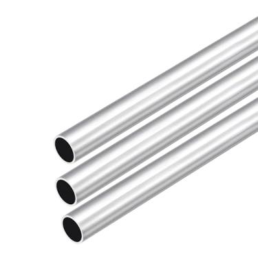 Imagem de DMiotech Pacote com 3 (diâmetro externo de 16 mm x 14 mm ID) Tubo redondo de alumínio 6063 com comprimento de 300 mm para projetos de construção de estruturas de máquinas DIY