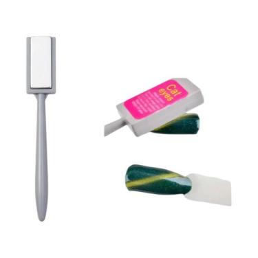 Imagem de Caneta Magnética Para Esmalte Em Gel UV Com Cabeça Dupla Para Unhas, F