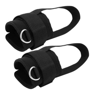 Imagem de OKJHFD 1 Pair 1D Ankle Cuffs Straps Fitness Legs Buckle Rope Gym Strength Training Accessories for Kickback, Glute Workout, Leg Extension