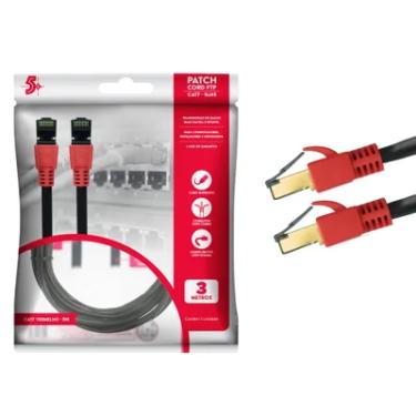 Imagem de Cabo De Rede Blindado Rj45 Cat7 600mhz 10gbps 3 Mts