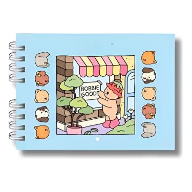 Imagem de Livrinho de Colorir Capa Dura Bobbie Goods 50 pg Azul